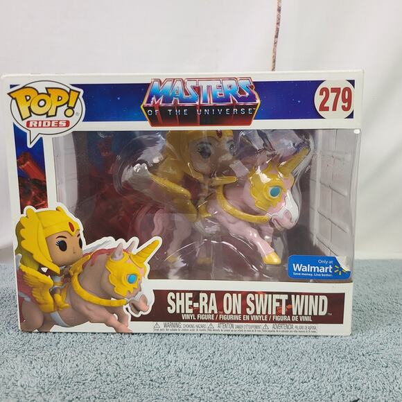Funko Pop! Rides Masters of the Universe #279 SHE-RA on SWIFT WIND (2021) NEW - Picture 1 of 9